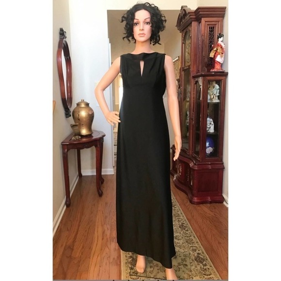 Weber 1970 Vintage Black Semi Formal Dress - Picture 3 of 8